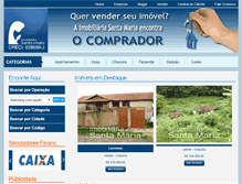 Tablet Screenshot of imobiliariasantamaria.net